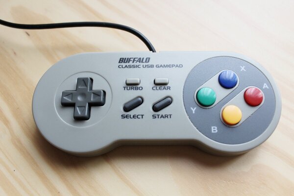 Mando USB con cable Buffalo Classic tipo Super Nintendo SNES