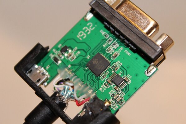 Adaptador HDMI a VGA Rankie con chip AG6200